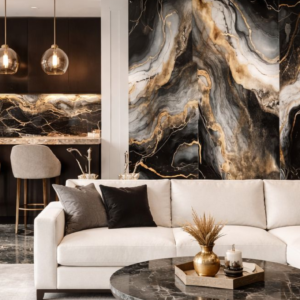 MC PORCELANATO AUSTRAL GOLD BLACK 120 X 60 CJ 2.16 P 3 - Image 2