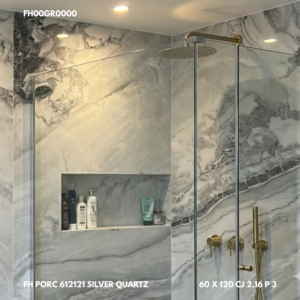 FH PORCELANICO 612121 SILVER QUARTZ  120 X 60 CJ 2.16 P 3 - Image 2