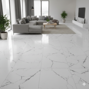 LP PORCELANICO XP-743 POLONIA WHITE 60 X 60 CJ 1.44 - Image 3