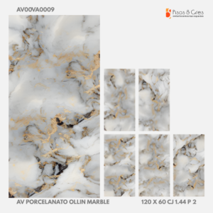 AV PORCELANICO OLLIN MARBLE 60 X 120 CJ 1.44 P 2 - Image 3