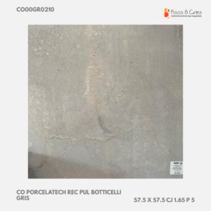 CO PORCELATECH REC PUL BOTTICELLI GRIS 57.5 X 57.5 CJ 1.65 P 5 REF 575872501 - Image 1