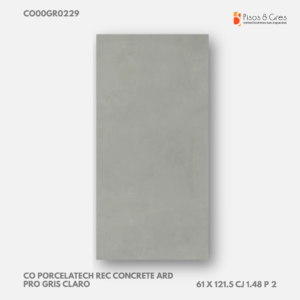 CO PORCELATECH REC CONCRETE ARD PRO GRIS CLARO 61 X 121.5 CJ 1.48 P 2 REF 127242511 - Image 1