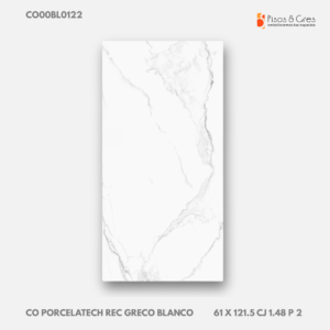 CO PORCELATECH REC GRECO BLANCO 61 X 121.5 CJ 1.48 P 2 REF 127162001 - Image 1