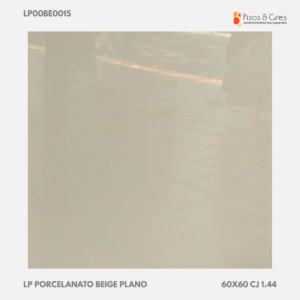 LP PORCELANATO BEIGE PLANO 60X60 CJ 1.44 REF IV6000G