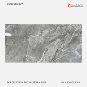 CO PORCELATECH REC VALMORA GRIS 50 X 100 CJ 2 P 4 REF 105172551 - Image 1