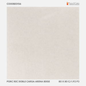 CO PORCELANICO REC DOBLE CARGA ARENA BEIGE 80 X 80 CJ 1.92 P3 REF 805022031 - Image 1