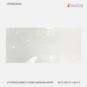 LP PORCELANICO 12688 CARRARA WHITE 60 X 120 CJ 1.44 P 2 - Image 1