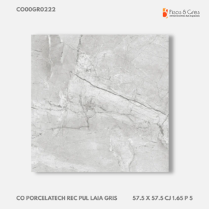 CO PORCELATECH REC PUL LAIA GRIS 57.5 X 57.5 CJ 1.65 P 5 REF 575922501 - Image 1