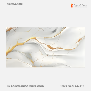 SK PORCELANICO MLIKA GOLD 120 X 60 CJ 1.44 P 2