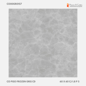 CO PISO FROZEN GRIS CD 60 X 60 CJ 1.8 P 5 REF 603332501 - Image 1