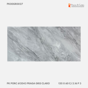 PK PORCELANICO 612043 PRAGA GRIS CLARO 120 X 60 CJ 2.16 P 3 - Image 1
