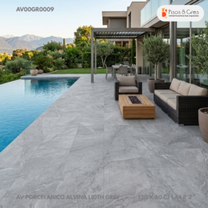 AV PORCELANICO ALVINA LIGTH GREY 120 X 60 CJ 1.44 P - Image 2