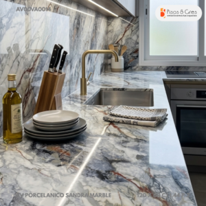 AV PORCELANICO SANDRA MARBLE 120 X 60 CJ 1.44 P 2 - Image 2