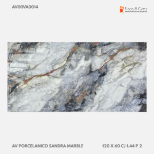 AV PORCELANICO SANDRA MARBLE 120 X 60 CJ 1.44 P 2