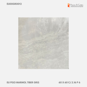 EU PISO MARMOL TIBER GRIS 60 X 60 CJ 2.16 P 6 - Image 1