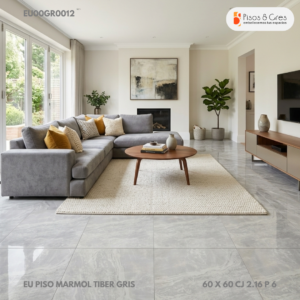EU PISO MARMOL TIBER GRIS 60 X 60 CJ 2.16 P 6 - Image 2