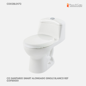 CO SANITARIO SMART ALONGADO SINGLE BLANCO REF O39181001 - Image 1