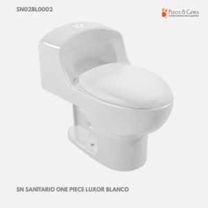 SN SANITARIO ONE PIECE LUXOR BLANCO