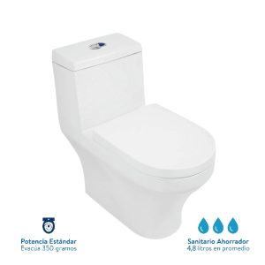 CO SANITARIO FUSSION ALONGADO BLANCO REF 121511001